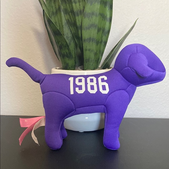 Victoria Secret Purple 1986 Dog Plush Toy - Picture 2 of 14